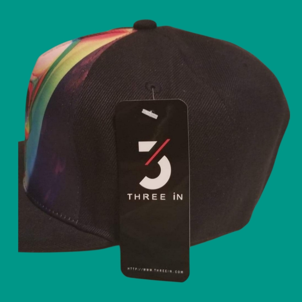 Three In Multicolored Skull Snapback - Picture 4 of 8